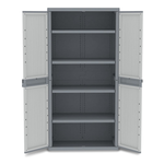Armadio plastica Terry Jumbo 2900 Wave Grigio chiaro e Grigio scuro 10