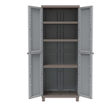 Armadio plastica Terry 2680 C Rattan Grigio e Tortora 1002814