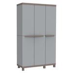 Armadio plastica Terry 102A C Rattan Grigio e Tortora 1002812