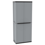 Armadio plastica Terry 368 J Line Grigio chiaro e Grigio scuro 1002819