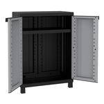 Armadio plastica Terry 680B Grigio e Nero 1002709