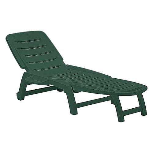 Lettino prendisole polipropilene COTTAGE Verde S6805V