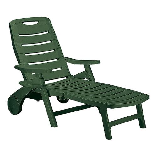 Lettino prendisole polipropilene PREMIERE Verde S6800V