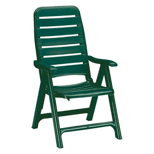 Sedia sdraio PREMIERE 5 Posizioni Verde S6760V