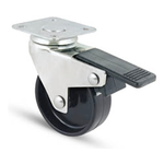 Avo Valsecchi RUOTA MOBILI 220TBIS FRENO+PIASTRA MM 40