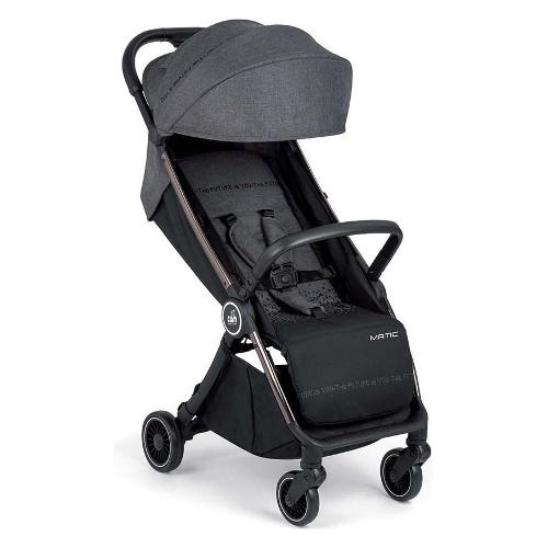 Passeggino 4 ruote 0 - 15 kg MATIC Grigio e Nero 826 C140