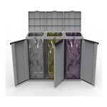 Armadio differenziata Terry Ecoline 3 Grigio