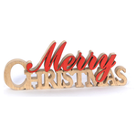 Scritta Merry xmas legno cm.22 79912