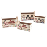 Cassetta Legno Natalizia Grande 58337