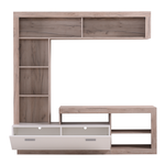 Composizione soggiorno Kit Furniture Claire Rovere e Bianco opaco 7720
