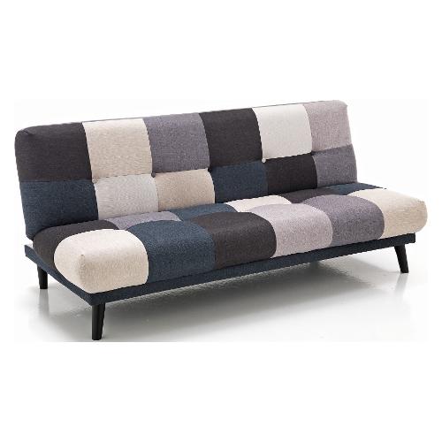 JAMBOREE Divano letto 3 posti lineare Quadri multicolor