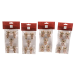 Mollette natalizie 5pz. Assortite 58436