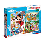 PUZZLE 3x48 pz. Mickey & Friends 25266