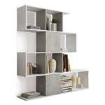 Libreria Tomasucci Scala Larice bianco e Cemento 3786