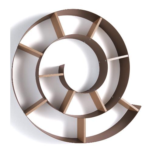 CHIOCCIOLA Corten Libreria Ruggine (80 x 80 h cm) Mobile KIT
