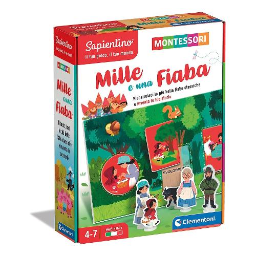 Gioco educativo Mille e Una Fiaba SAPIENTINO BABY MONTESSORI 16423