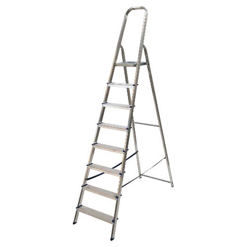 Scala domestica alluminio ( 8 Gradini ) ALFA LF 8