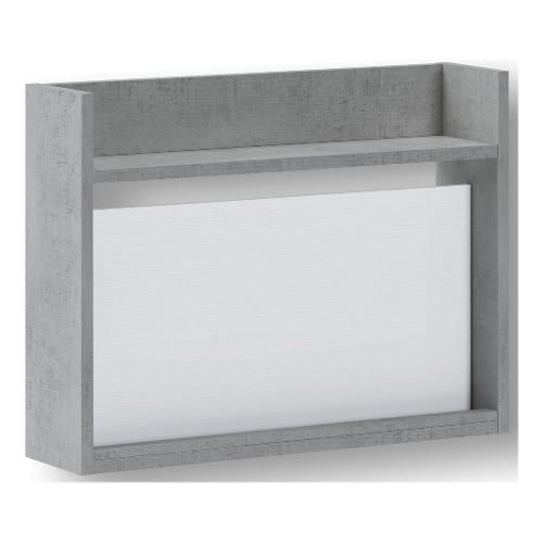 Pensile Cemento e Larice bianco (80cm) Mobile KIT