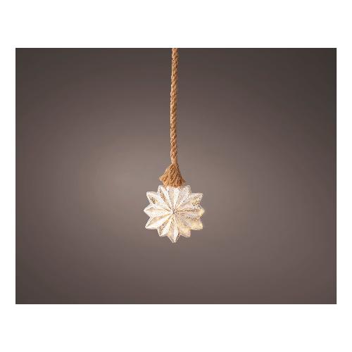 Decoro LUMINEO Pendente Stella Silver classic (19x25 cm) nr 15 luci 485700