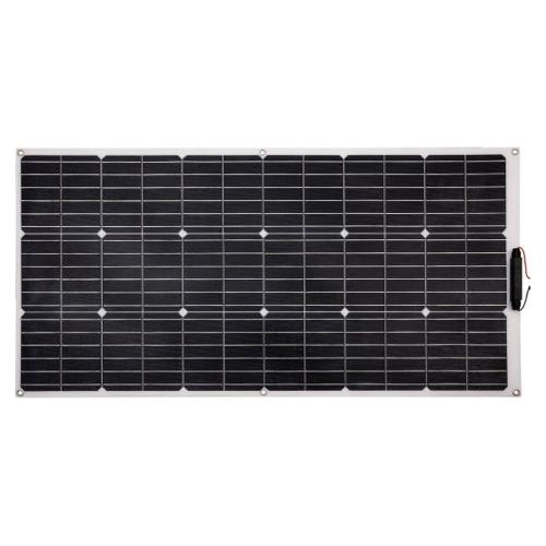 Pannello solare 100W FLEXIBLE Black e Silver TX 208