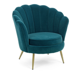 Poltrona Bizzotto Blu pavone 0743682