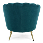 Poltrona Bizzotto Blu pavone 0743682