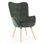 Poltrona Bizzotto Juliet Verde bosco 0735041