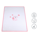 Coperta Pile Carroz.Ricam.Rosa PILCRS