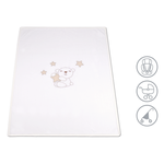 Coperta Pile Carroz.Ricam.Beige PILCBG