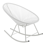 Sedia a dondolo Tomasucci White Numana Bianco 3484