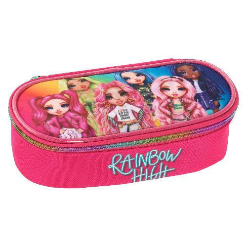Astuccio round con portapenne (22x9,5x7cm) RAINBOW HIGH Fucsia multicolor 66955CO