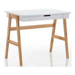 Scrivania Tomasucci Karro Bianco opaco e Rovere 4330