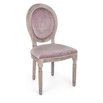 Sedia Bizzotto Mathilde Rosa antico 0743490