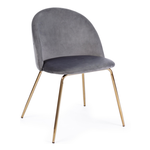 Sedia Bizzotto Tanya Grigio scuro 0733301