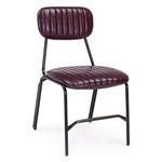 Sedia Bizzotto Debbie Bordeaux 0746101