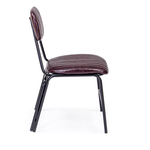 Sedia Bizzotto Debbie Bordeaux 0746101