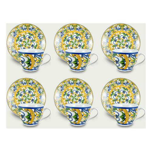 Set tazzine caffè con piatto 6 pz PORTOFINO Assortito 57712