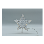 Puntale 20Led C/gemme Bco Cald.int D2782