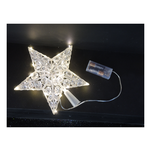 Puntale 20Led C/gemme Bco Cald.int D2782