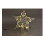 Puntale 20Led C/gemme Bco Cald.int D2782