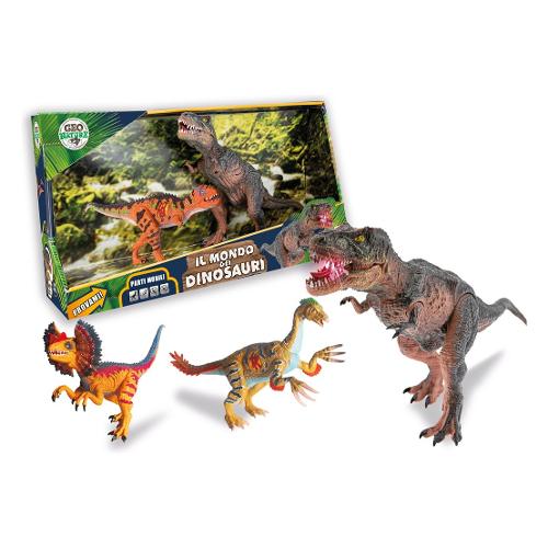 Coppia Dinosauri con suoni e luci GEO NATURE Assortito 67950