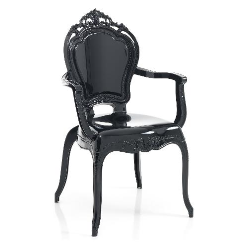 LISBONA Black Plus Sedia Nero