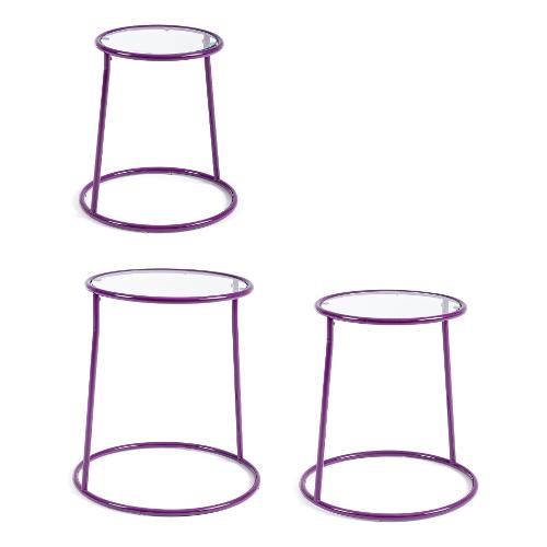 MAGIA Set tavolini Viola