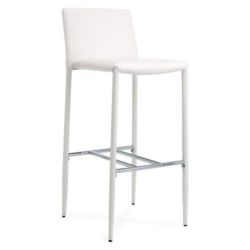 LION White Sgabello Bianco opaco
