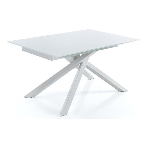 SHANGHAI White Tavolo Allungabile Bianco (140-230x90cm)
