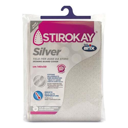Copri asse Silver (140x50cm) STIROKAY Argento 3185