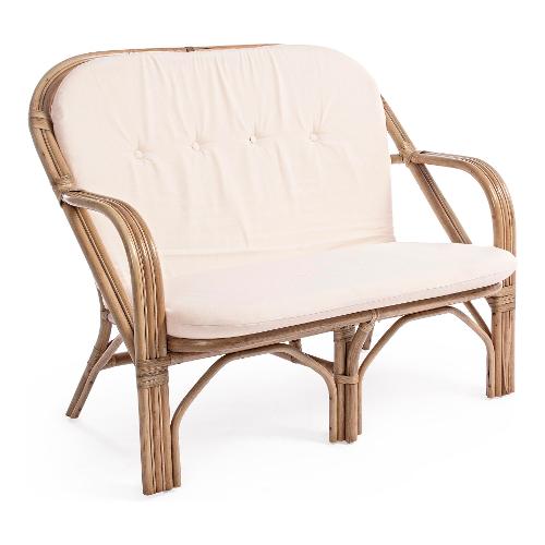 Divano rattan, midollino GOLF 2 posti lineare 0671119