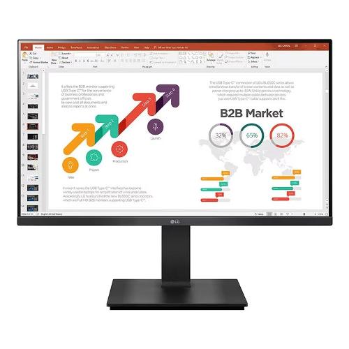 Monitor 23,8" ( IPS Full HD 1080p 60Hz ) PROFESSIONAL Pivot Matt black 24BP45SP B AEU