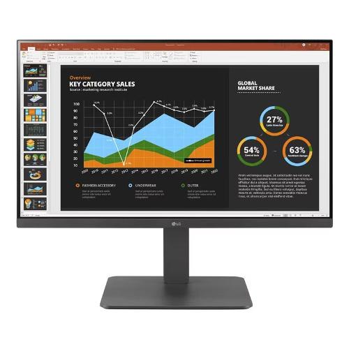 Monitor 23,8" Full HD 1080p PROFESSIONAL Pivot Black 24BR650B C AEU