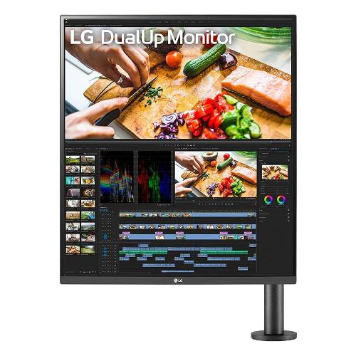 Monitor 27,6" 2K 1440p DualUp Ergo QHD Black 28MQ780 B